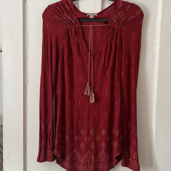 LUCKY BRAND BOHEMIAN TUNIC DRESS - Picture 2 of 7